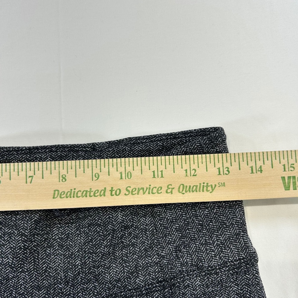 Athleta Dark Academia Herringbone Split Hem Leggings Small Tall Gray ST 353504 - Picture 8 of 11